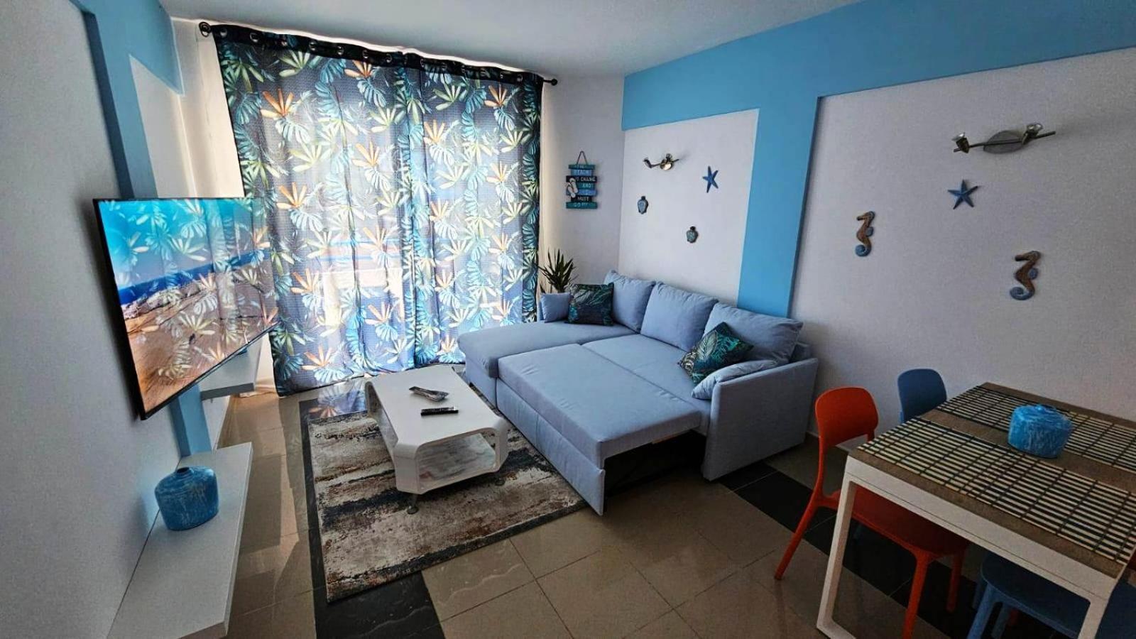 Blue Bay Paradise - Beach Front Apartment With Sea View Playa Paraiso  Exterior foto